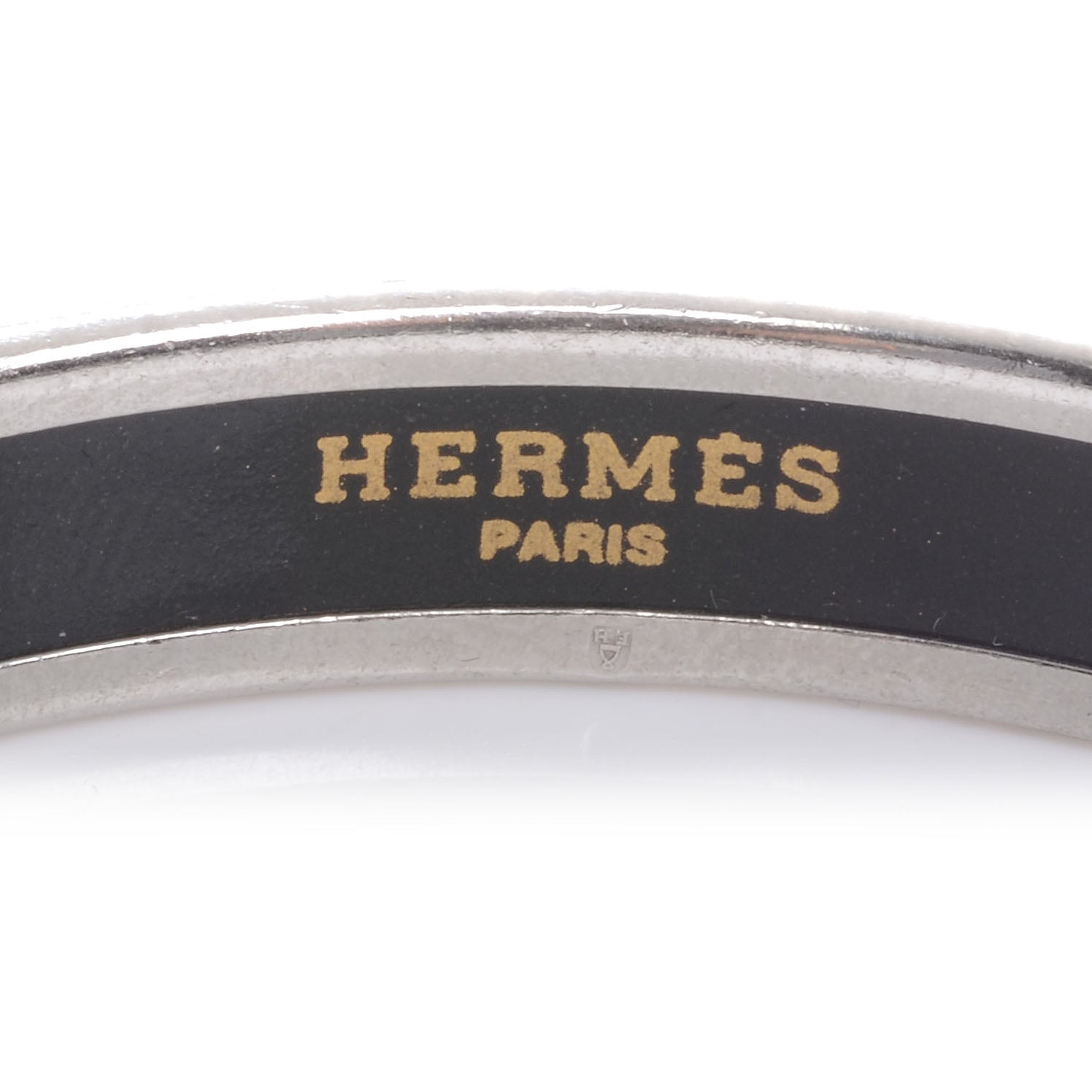 Hermes Enamel Narrow Printed Bracelet 65 4 of 5