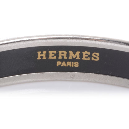 Hermes Enamel Narrow Printed Bracelet 65 4 of 5