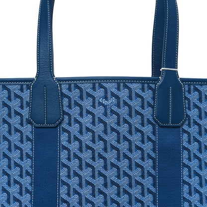 Goyard Goyardine Villette MM Tote Ocean Blue 7 of 9
