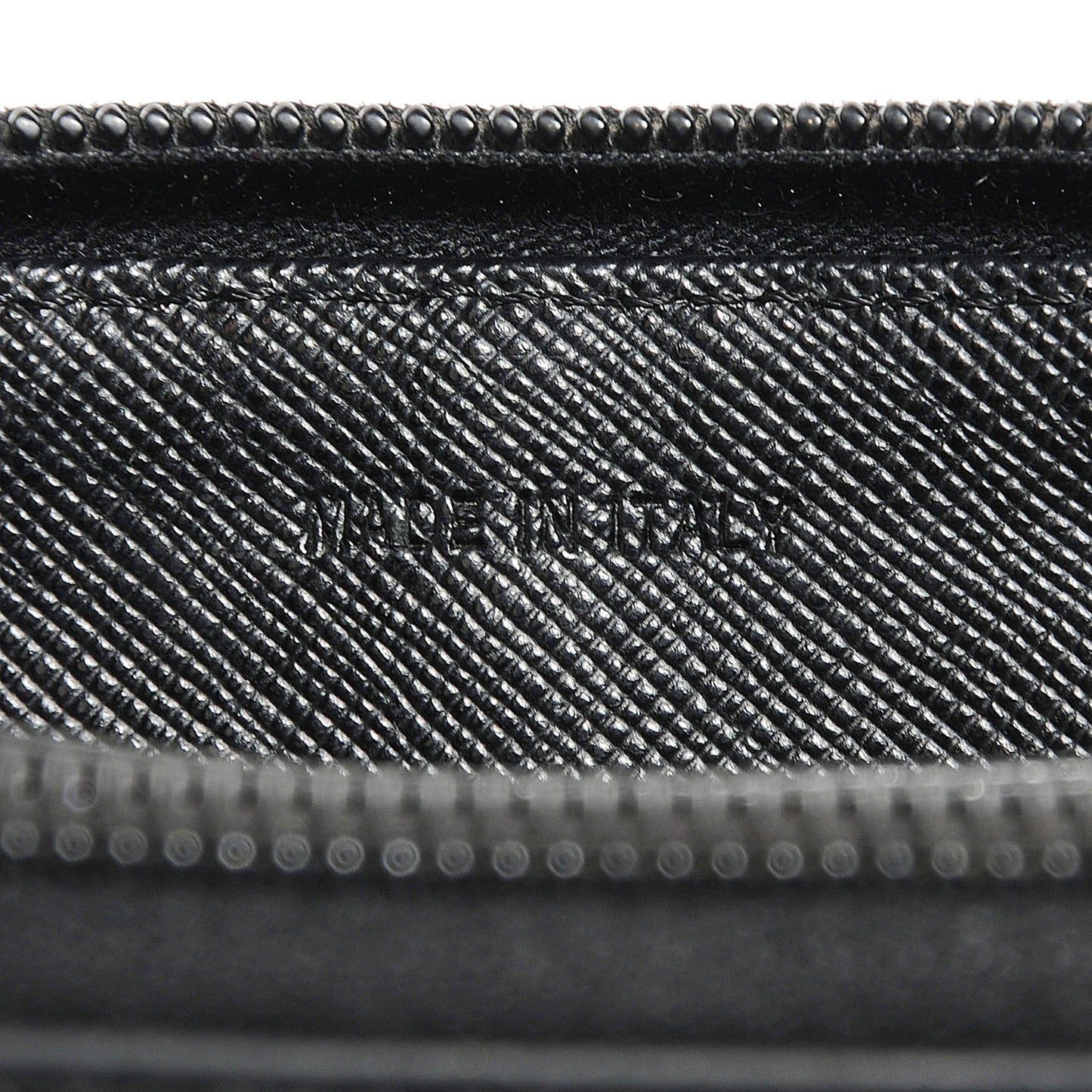 Saffiano Coin Purse Black