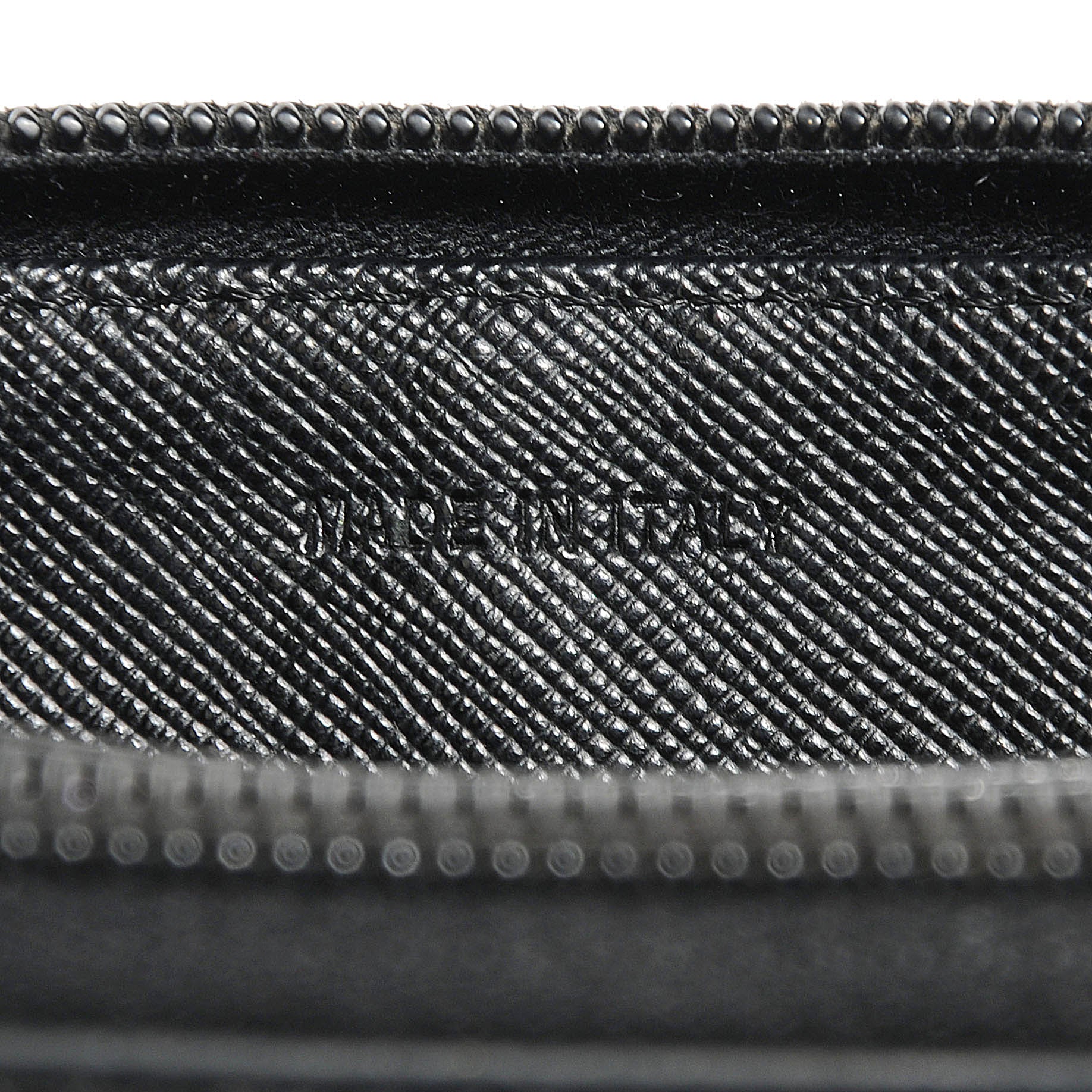 Prada Saffiano Coin Purse Black 6 of 7