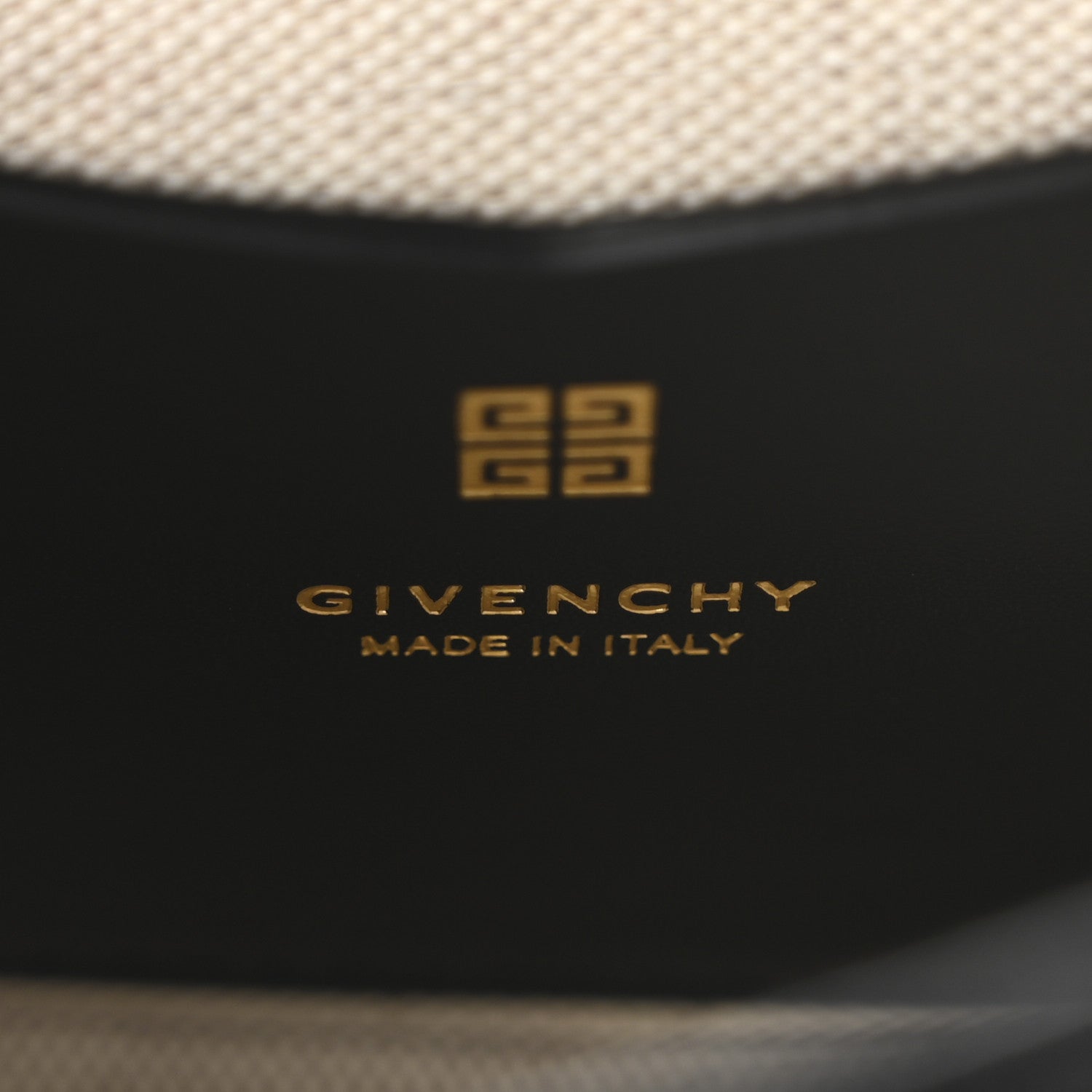 Givenchy Canvas Woven Embroidered Small 4G Bag With Chain Black 6 of 9