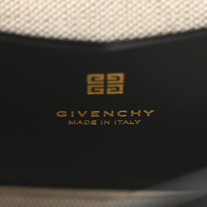 Givenchy Canvas Woven Embroidered Small 4G Bag With Chain Black 6 of 9
