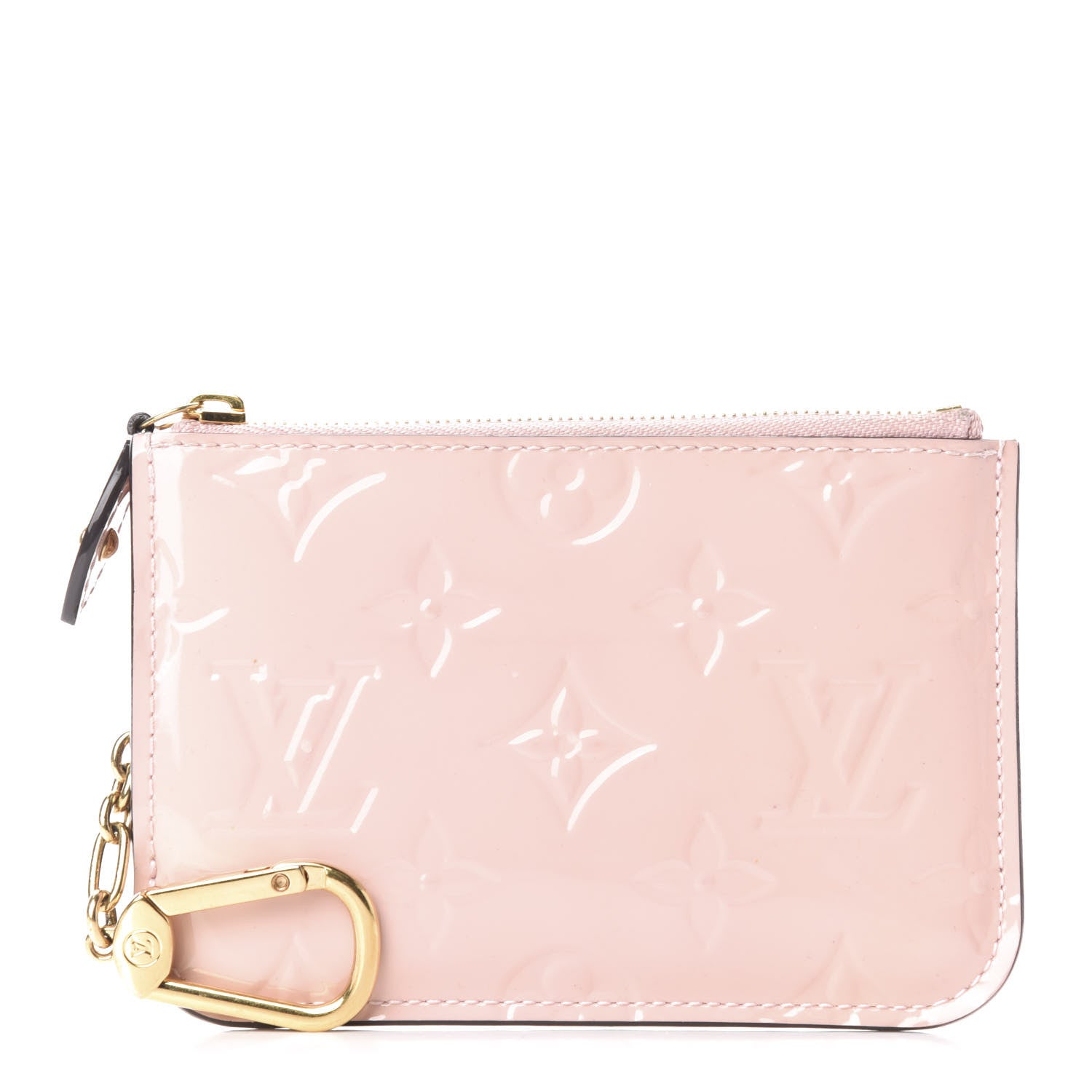 Louis Vuitton Vernis Key Pouch Rose Ballerine 1 of 6