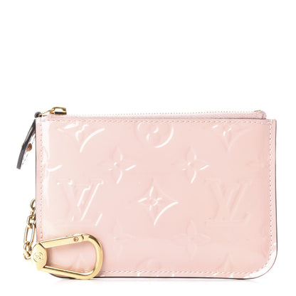 Louis Vuitton Vernis Key Pouch Rose Ballerine 1 of 6