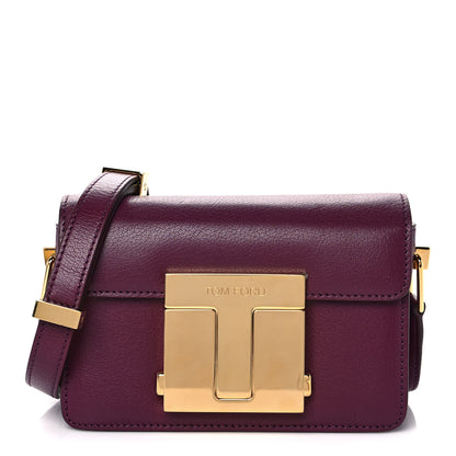 Tom Ford Calfskin T Clasp Crossbody Bag Purple 1 of 11