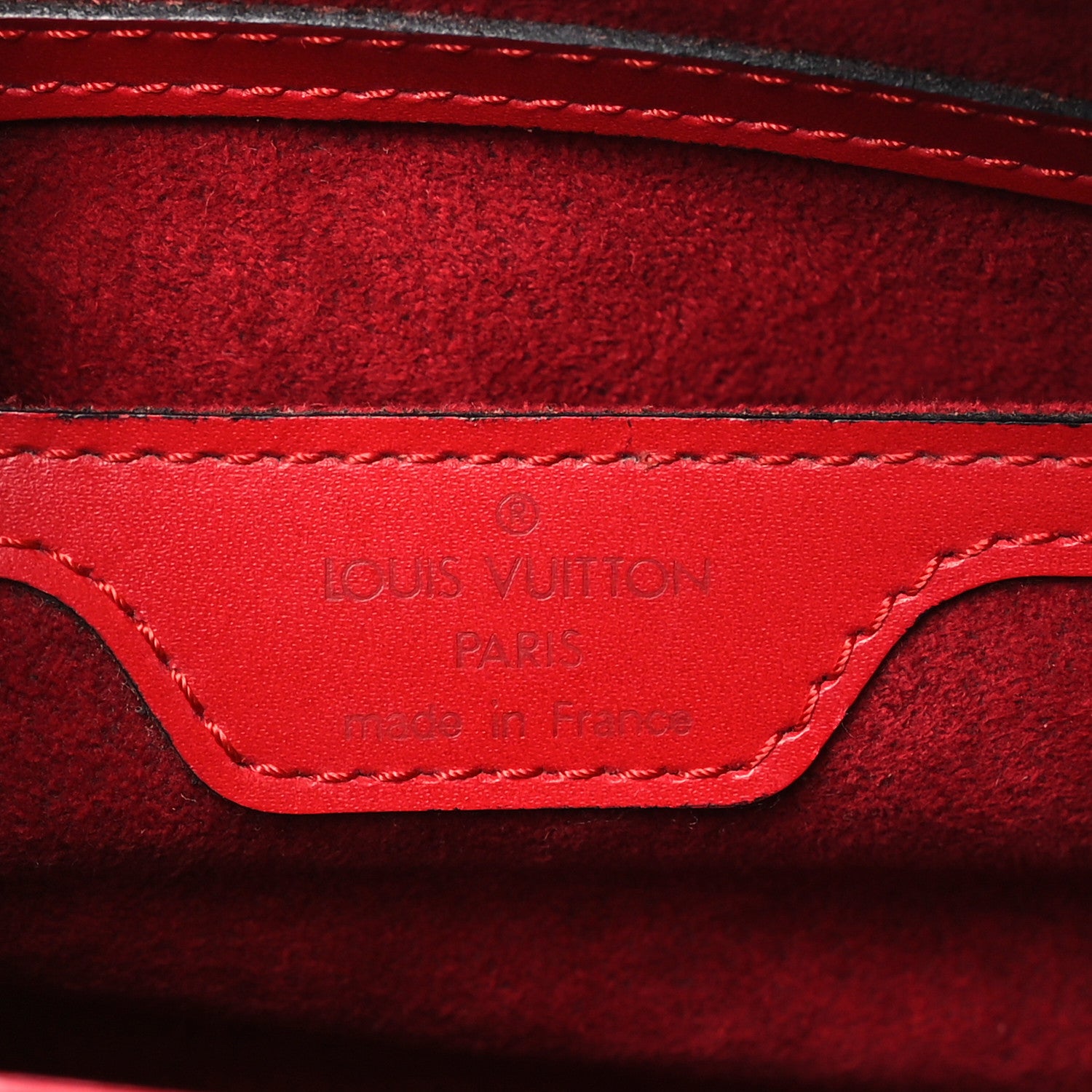 Louis Vuitton Epi Soufflot Castillan Red 6 of 8