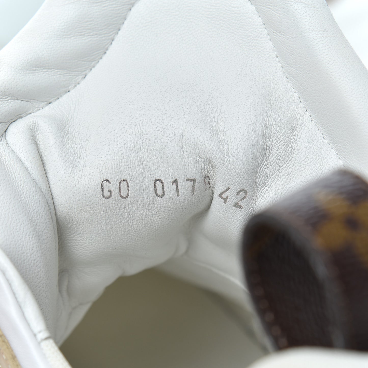 Calfskin Technical Nylon LV Archlight Sneakers 42 White Beige