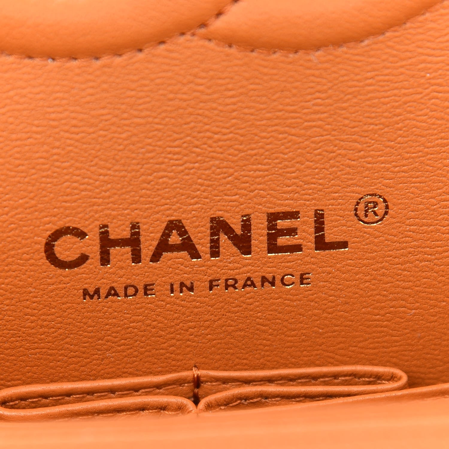 Chanel Caviar Quilted Medium Double Flap Light Brown 6 of 9
