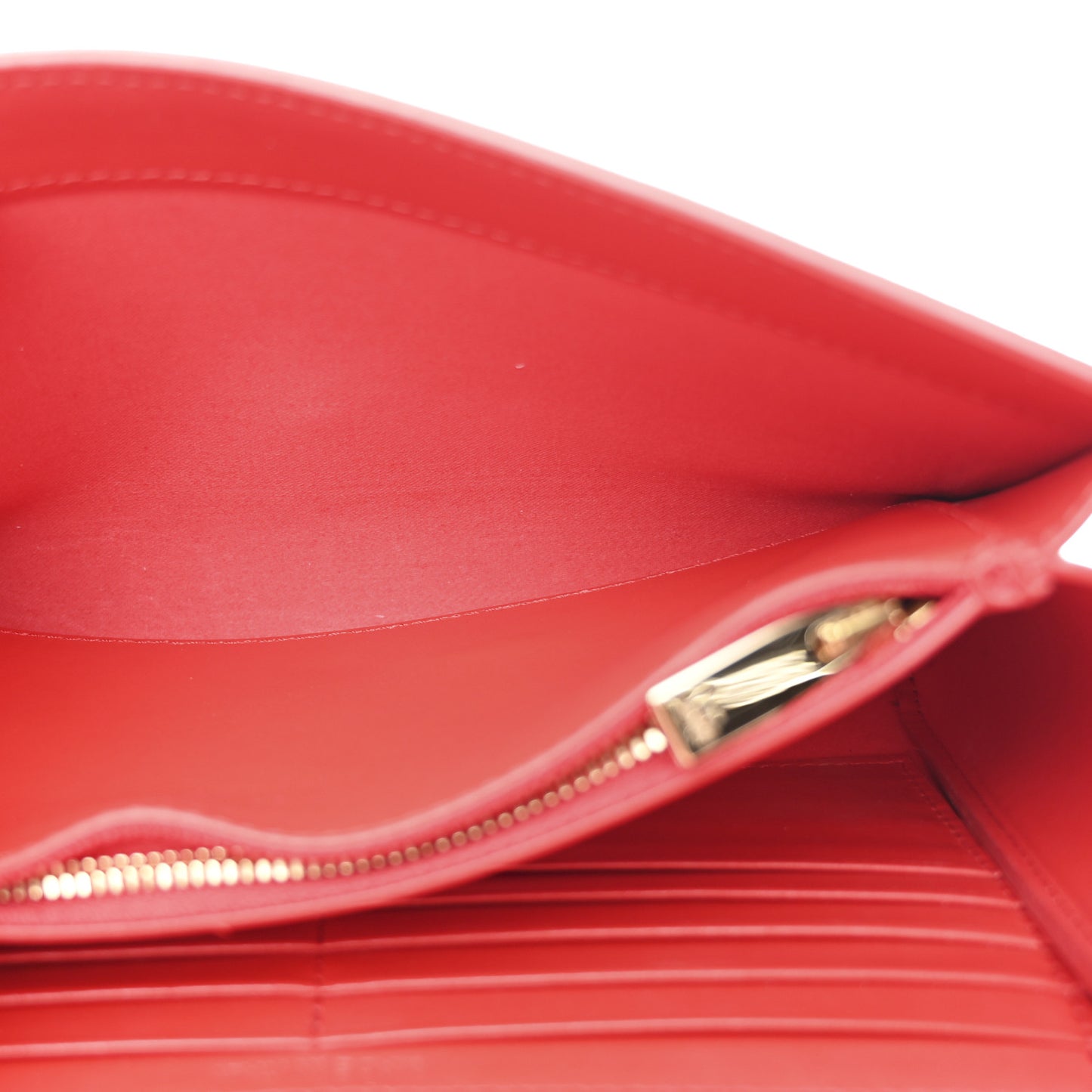 Calfskin Spikes Loubinthesky Paloma Clutch Red