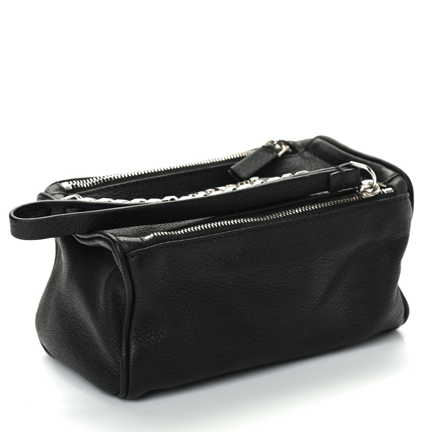 Givenchy Sugar Goatskin Pandora Wristlet Black 3 of 4