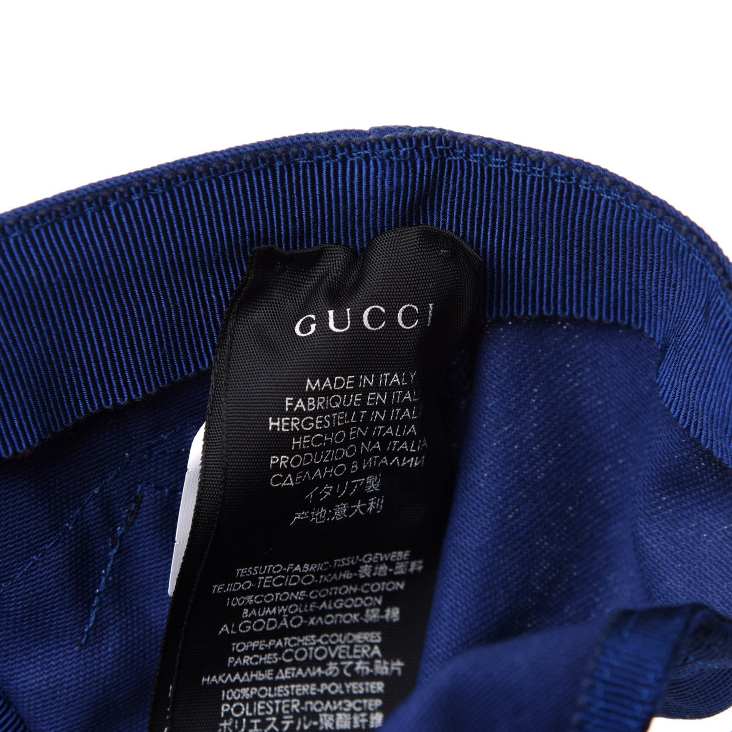 Gucci X MLB Cotton NY Yankees Baseball Hat 57-61 Blue 8 of 8