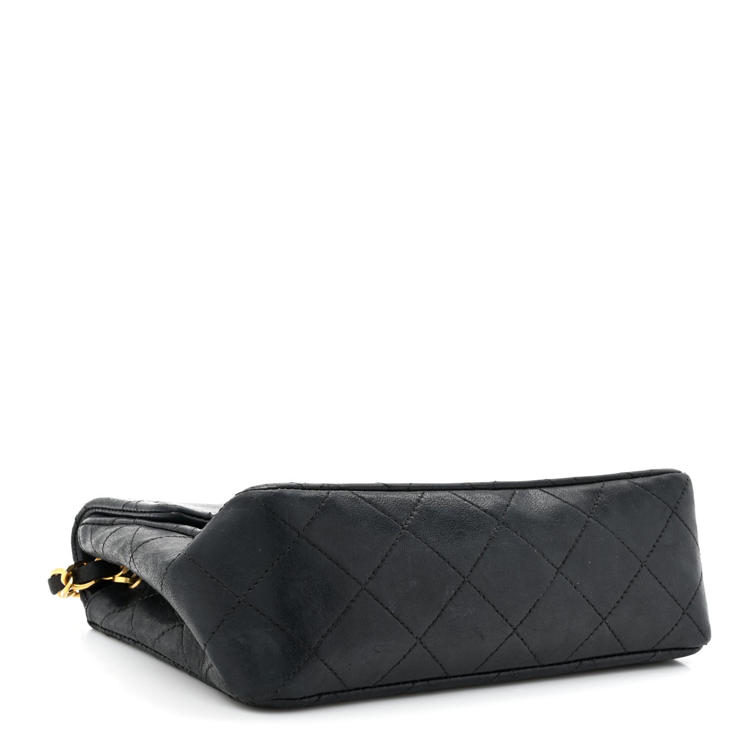 Chanel Lambskin Quilted Mini Square Flap Bag Black 4 of 19