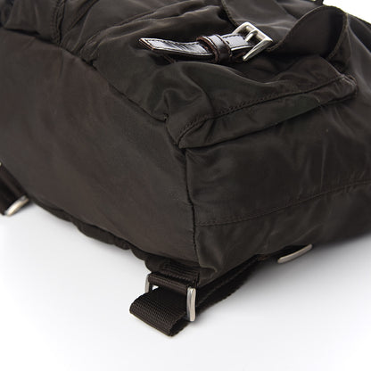 Prada Tessuto Nylon Vela Small Backpack Brown 9 of 10