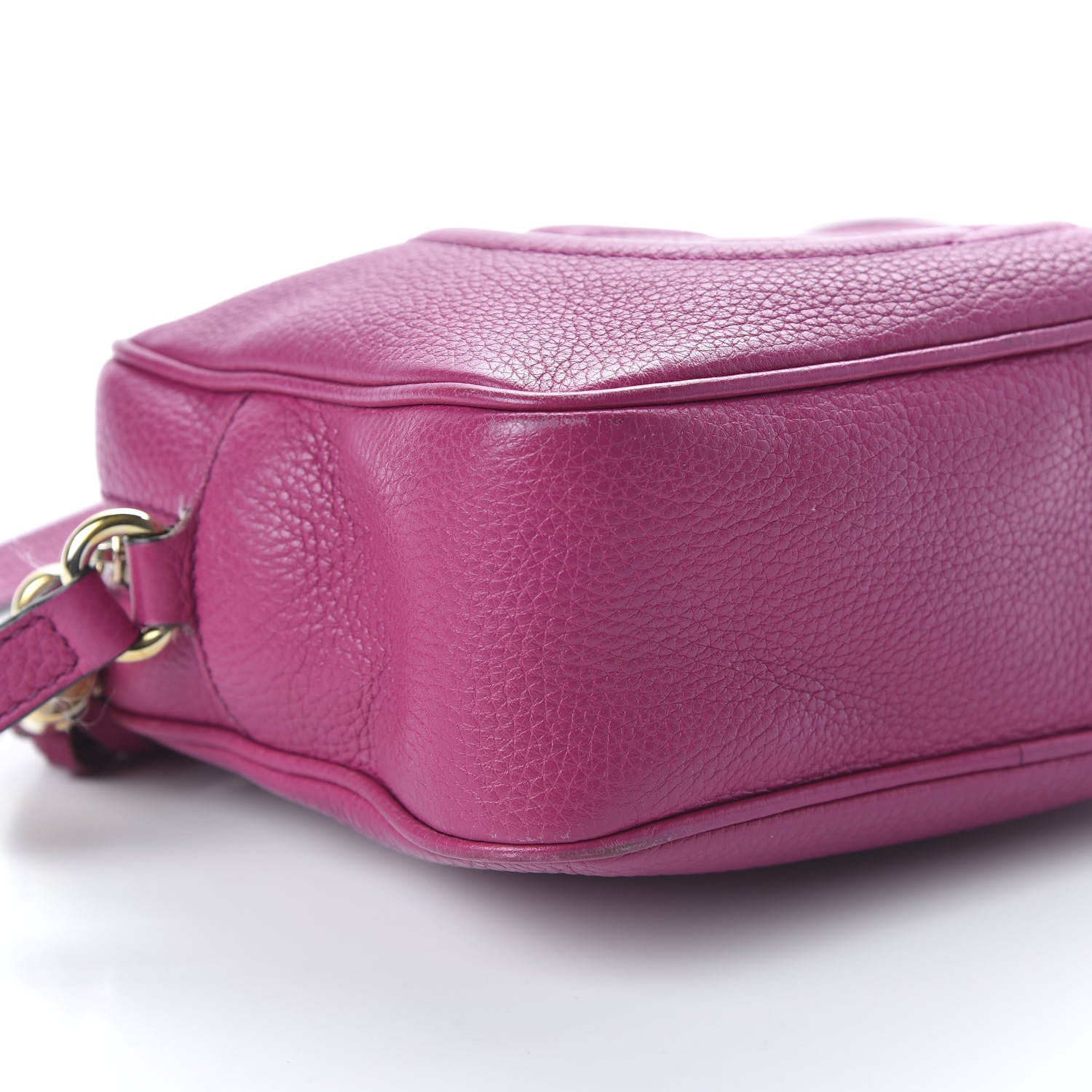 Gucci Pebbled Calfskin Small Soho Disco Bag Peonia Flower 5 of 10