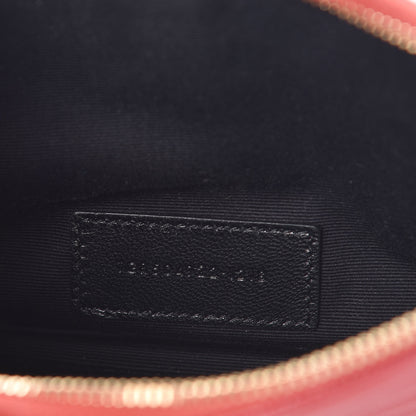 Saint Laurent Grain De Poudre Chevron Monogram Bill Pouch Bandana Red 7 of 8