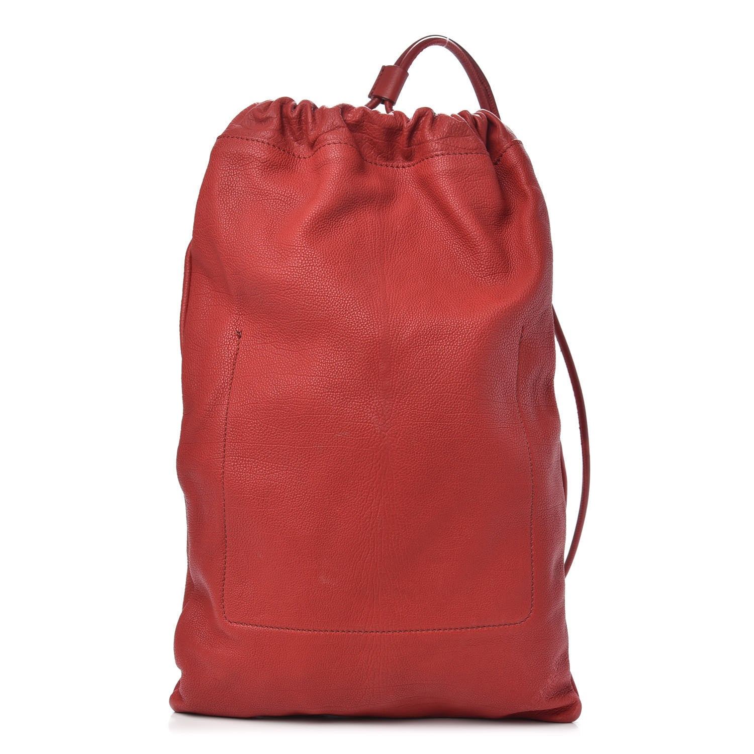 Burberry Prorsum Calfskin Drawstring Baby Duffle Red 1 of 10