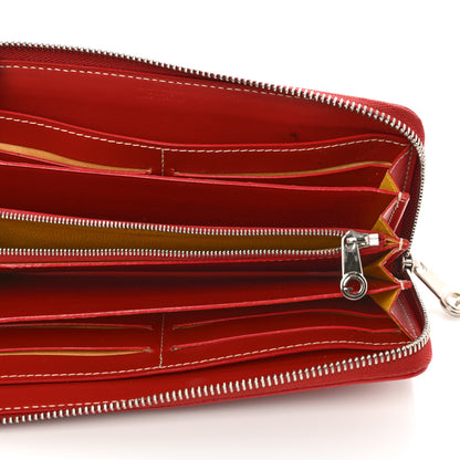 Goyard Goyardine Matignon Zip Around GM Wallet Red 5 of 8
