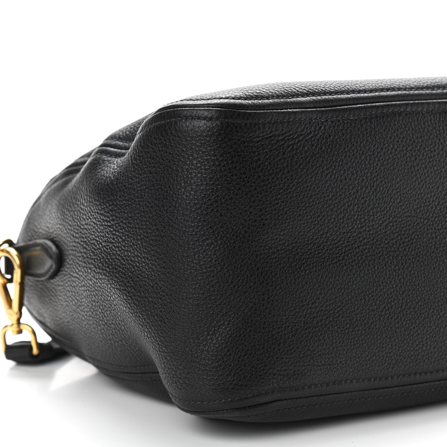 Prada Vitello Daino Tote Black 9 of 10