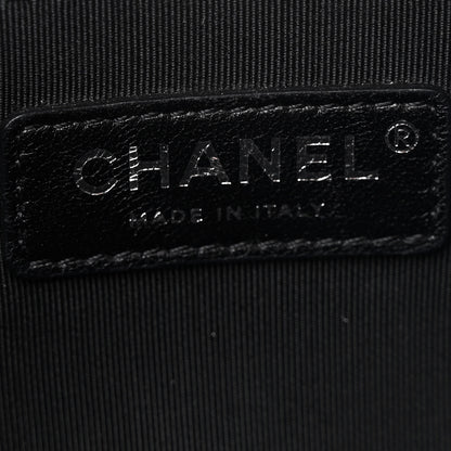 Chanel Calfskin Chain 20s Signe Waist Bag Black 6 of 10