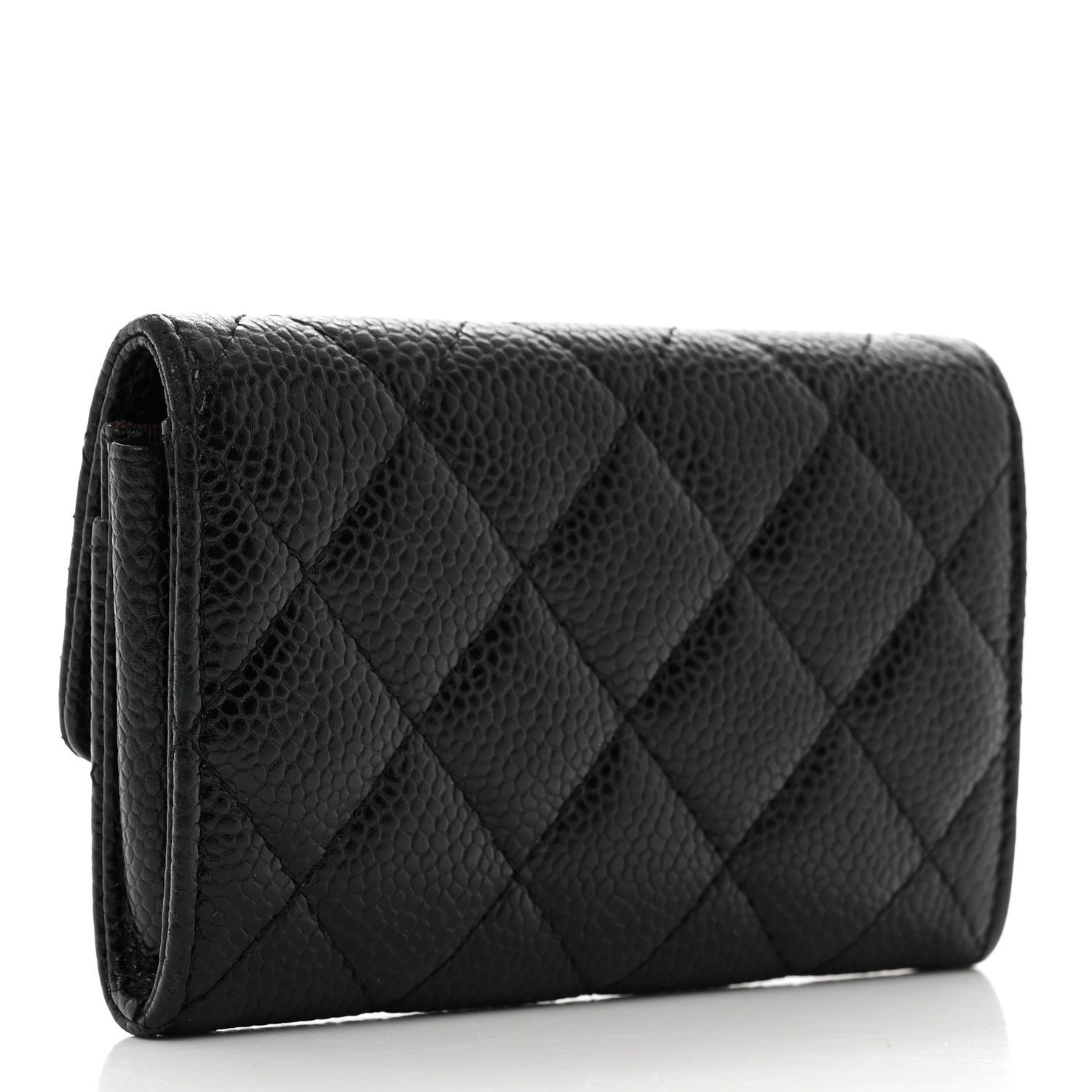 Chanel Caviar Quilted Flap Card Holder Black 3 of 9