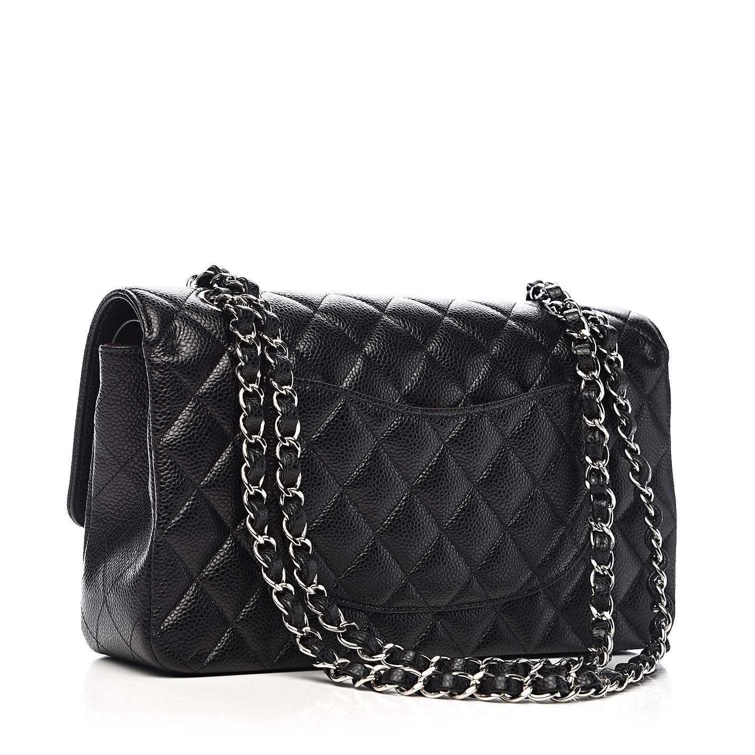 Chanel Caviar Quilted Medium Double Flap Black 3 of 10