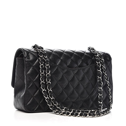 Chanel Caviar Quilted Medium Double Flap Black 3 of 10
