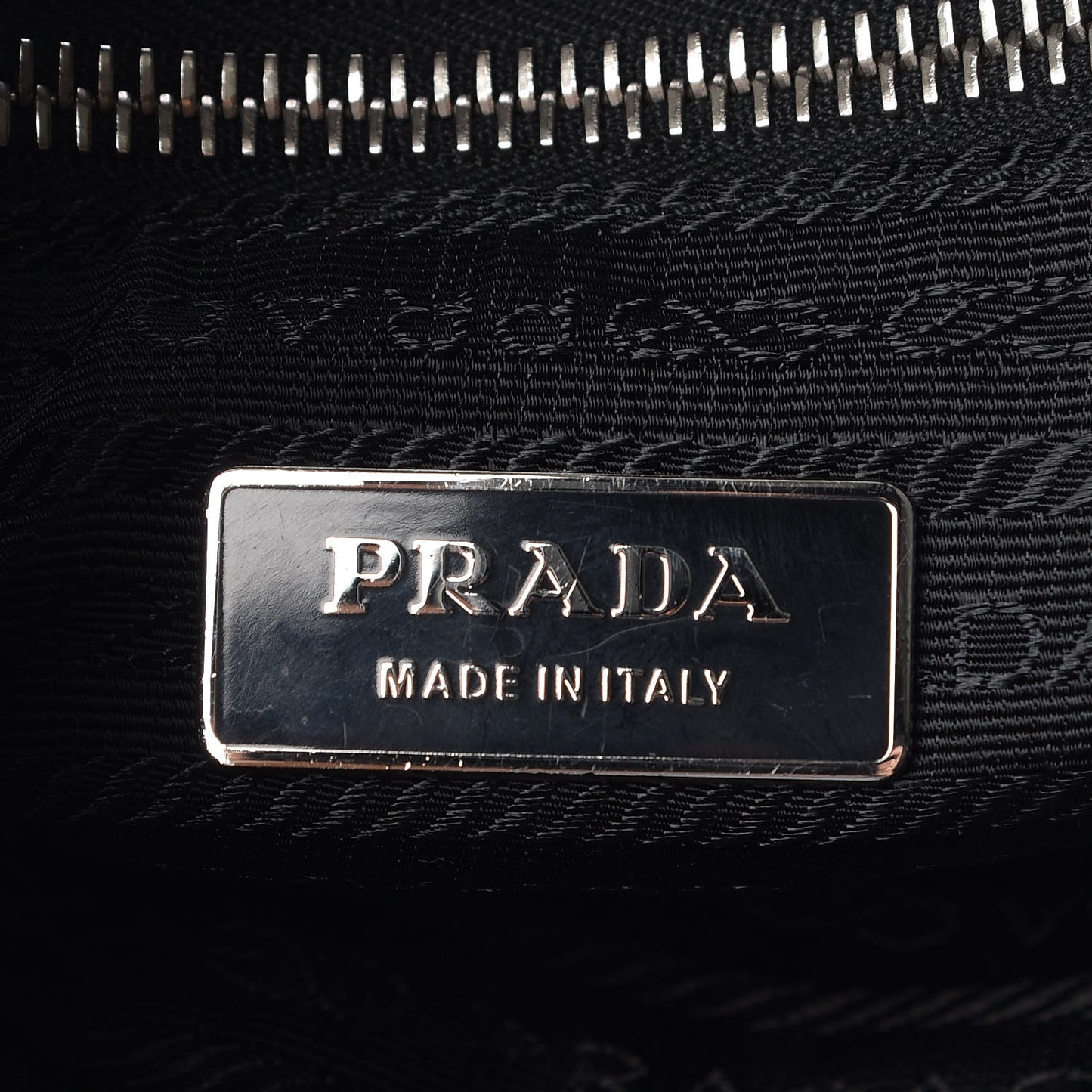 Nylon Vela Shoulder Bag Black Cuoio
