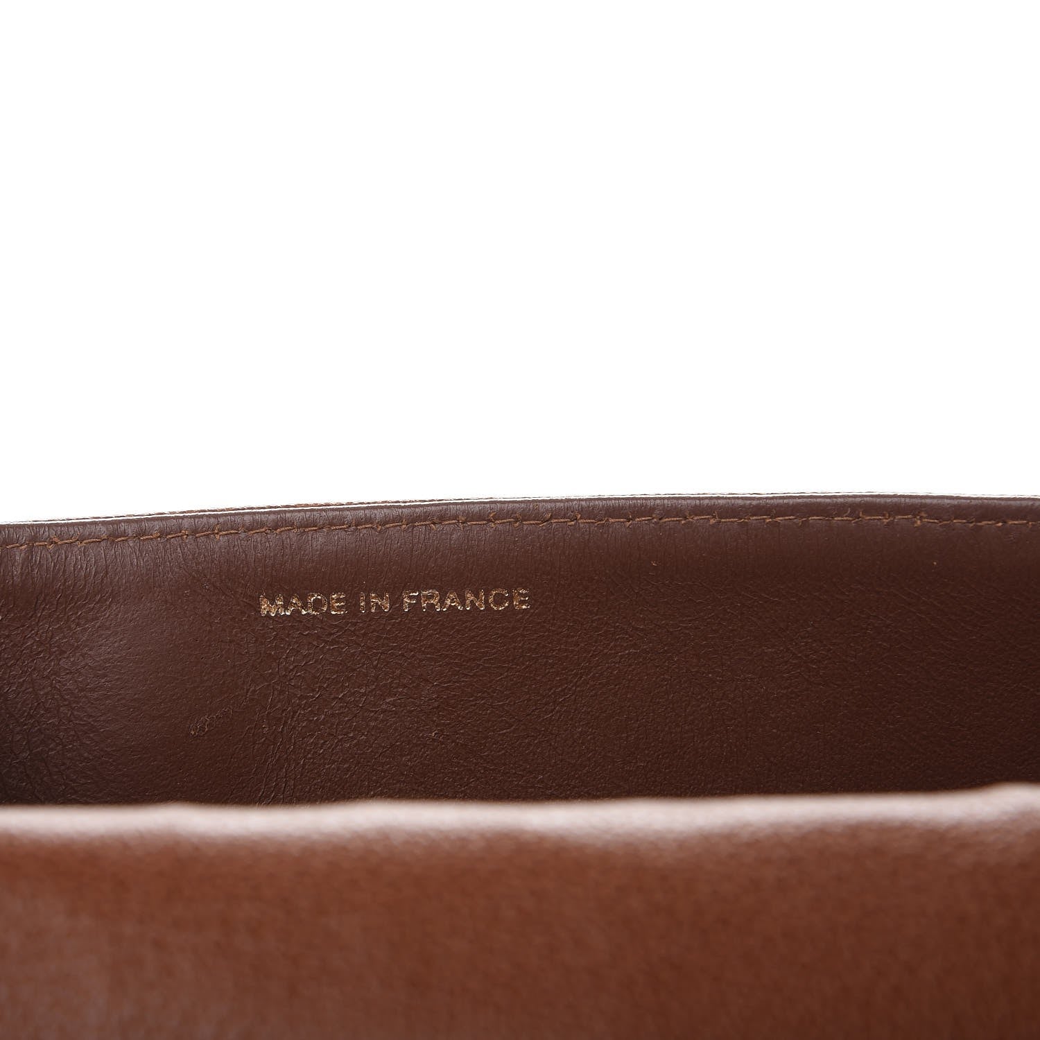 Chanel Grained Calfskin Shoulder Bag Brown 7 of 10