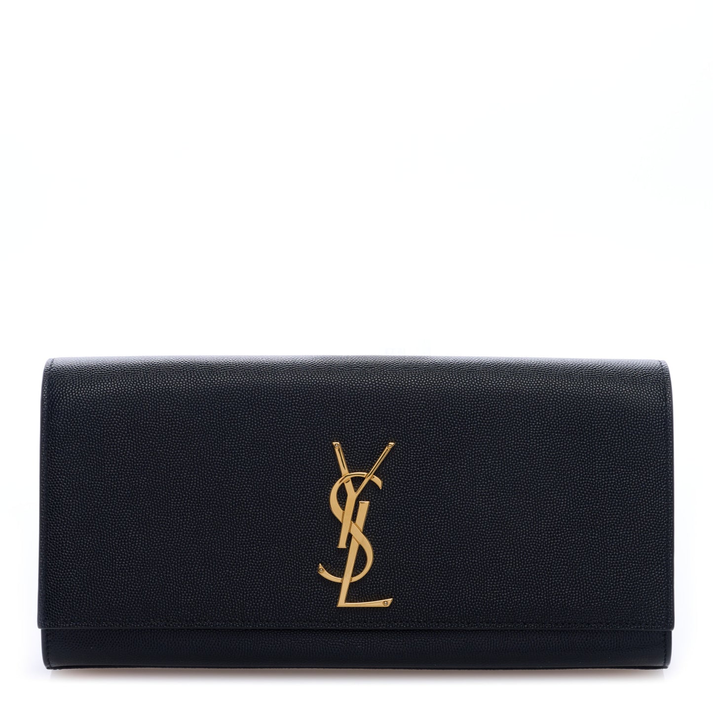 Grain De Poudre Monogram Cassandre Clutch Black