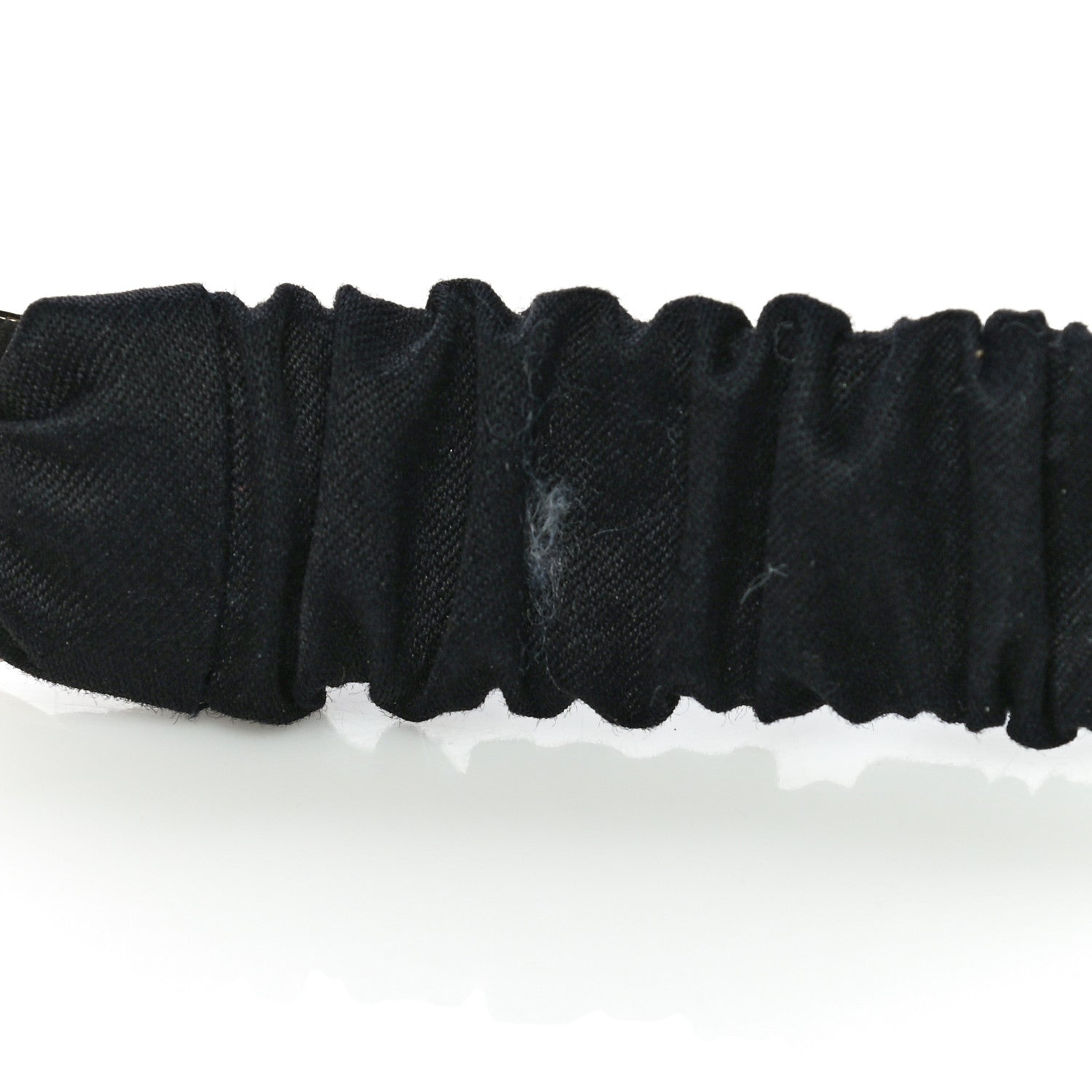 Chanel Canvas Chain CC Headband Black Gold 5 of 6