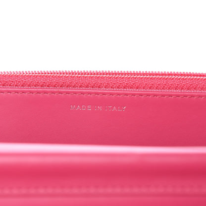 Chanel Patent Quilted Wallet On Chain WOC Fuchsia 8 of 11