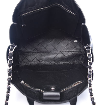 Chanel Caviar Stitched Large Shopping Tote Black 5 of 10