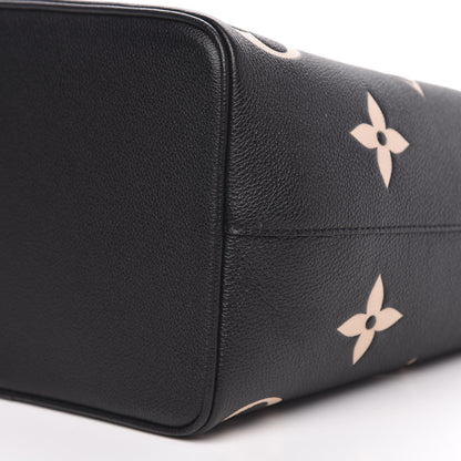 Louis Vuitton Empreinte Monogram Giant Neonoe MM Black Beige 9 of 11
