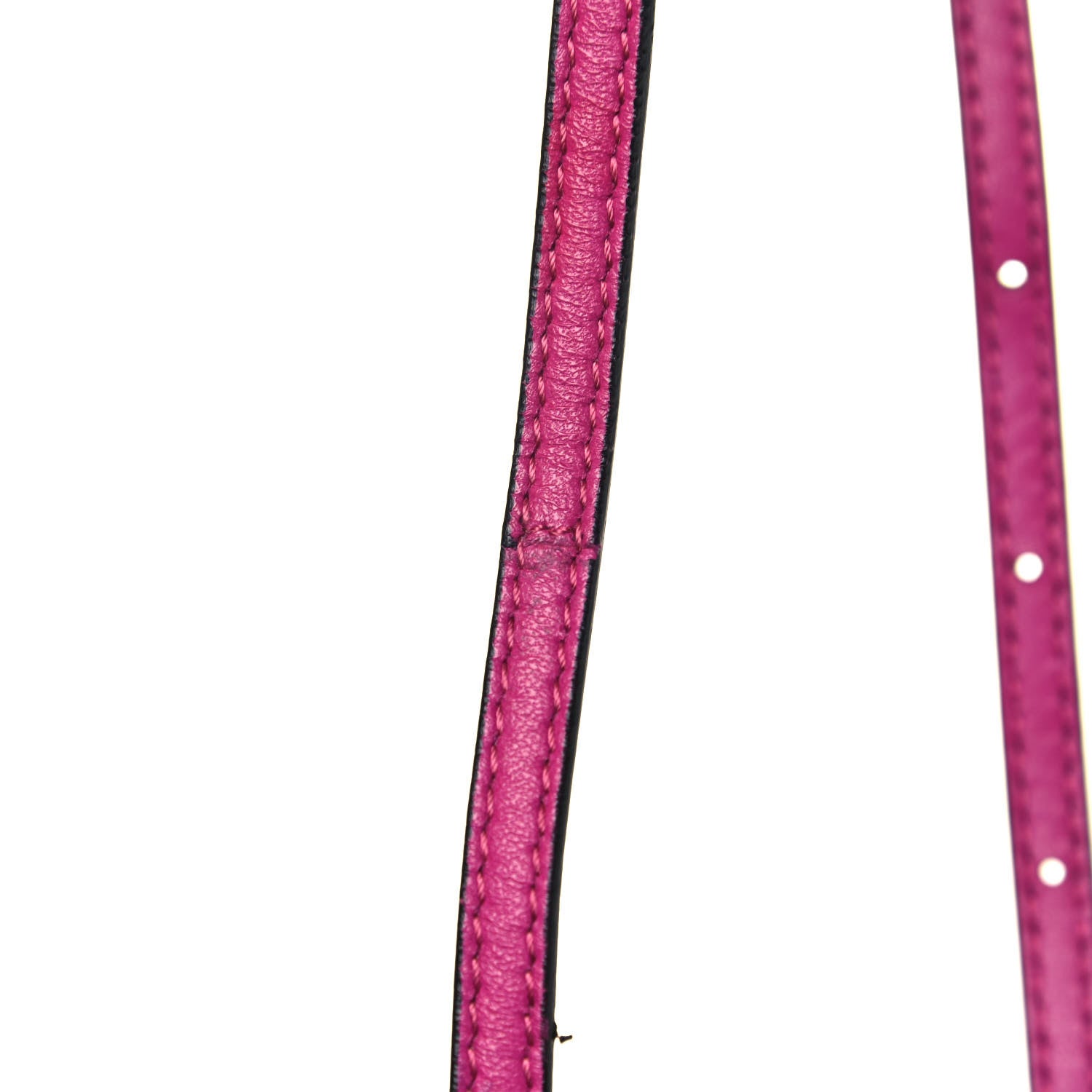 Fendi Nappa Micro Peekaboo Iconic Satchel Magenta 9 of 11