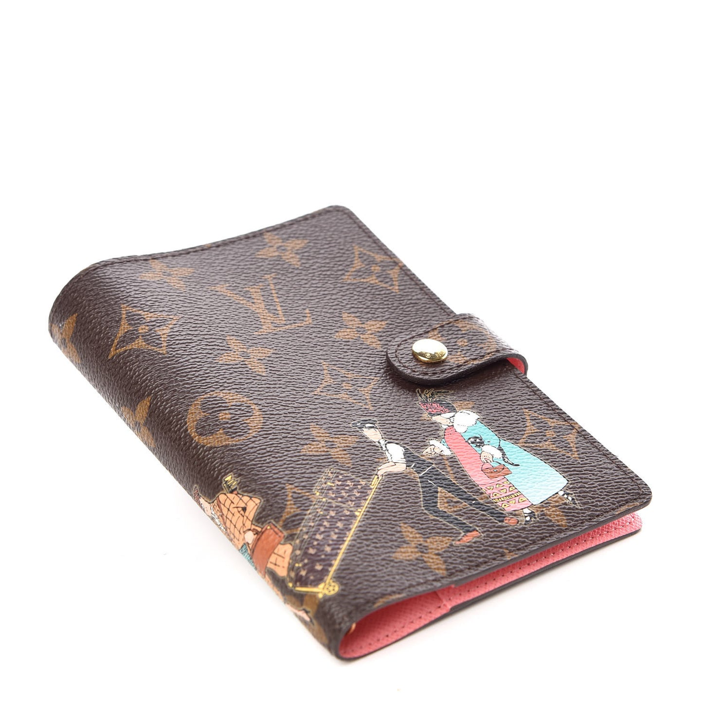 Monogram Illustre Small Ring Agenda Rose