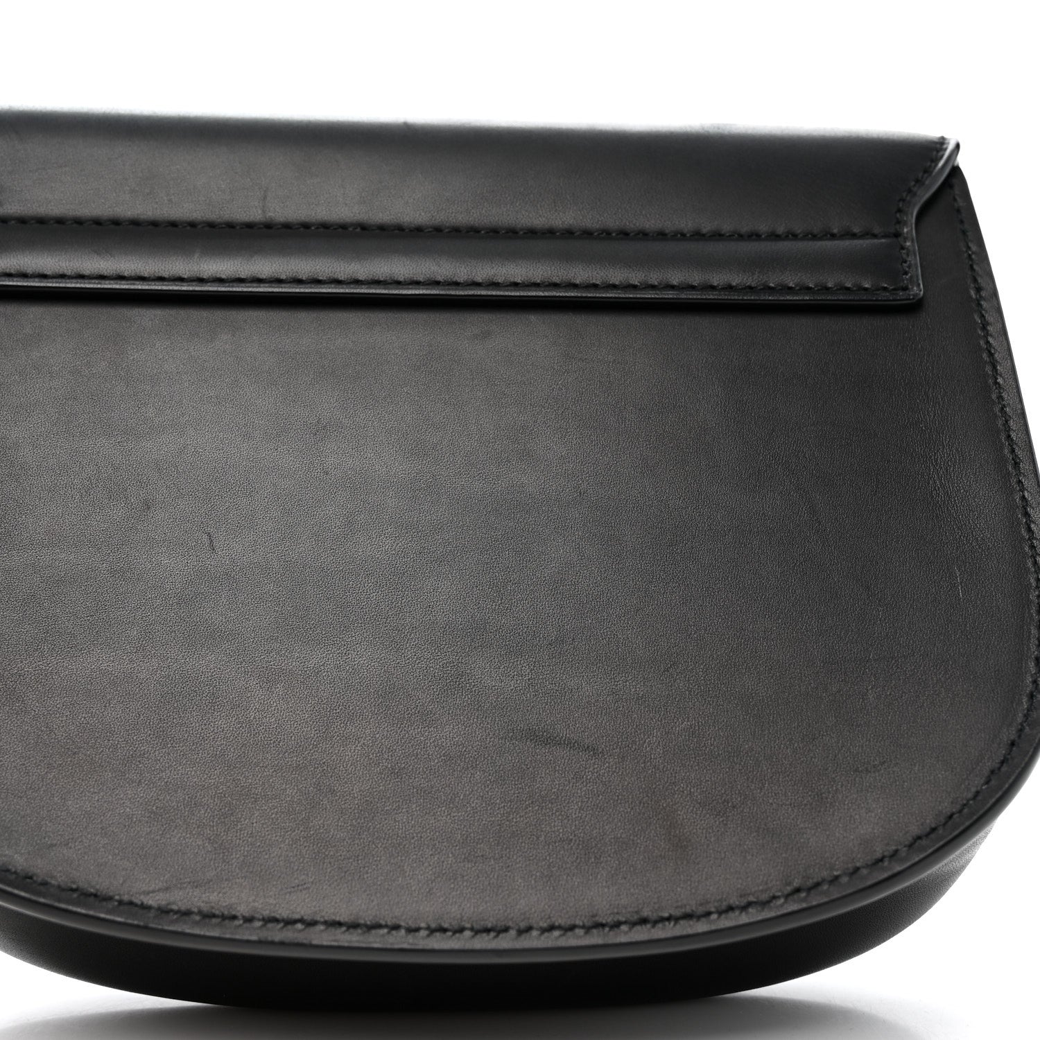 Saint Laurent Smooth Calfskin Monogram Medium Kaia Satchel Black 16 of 18
