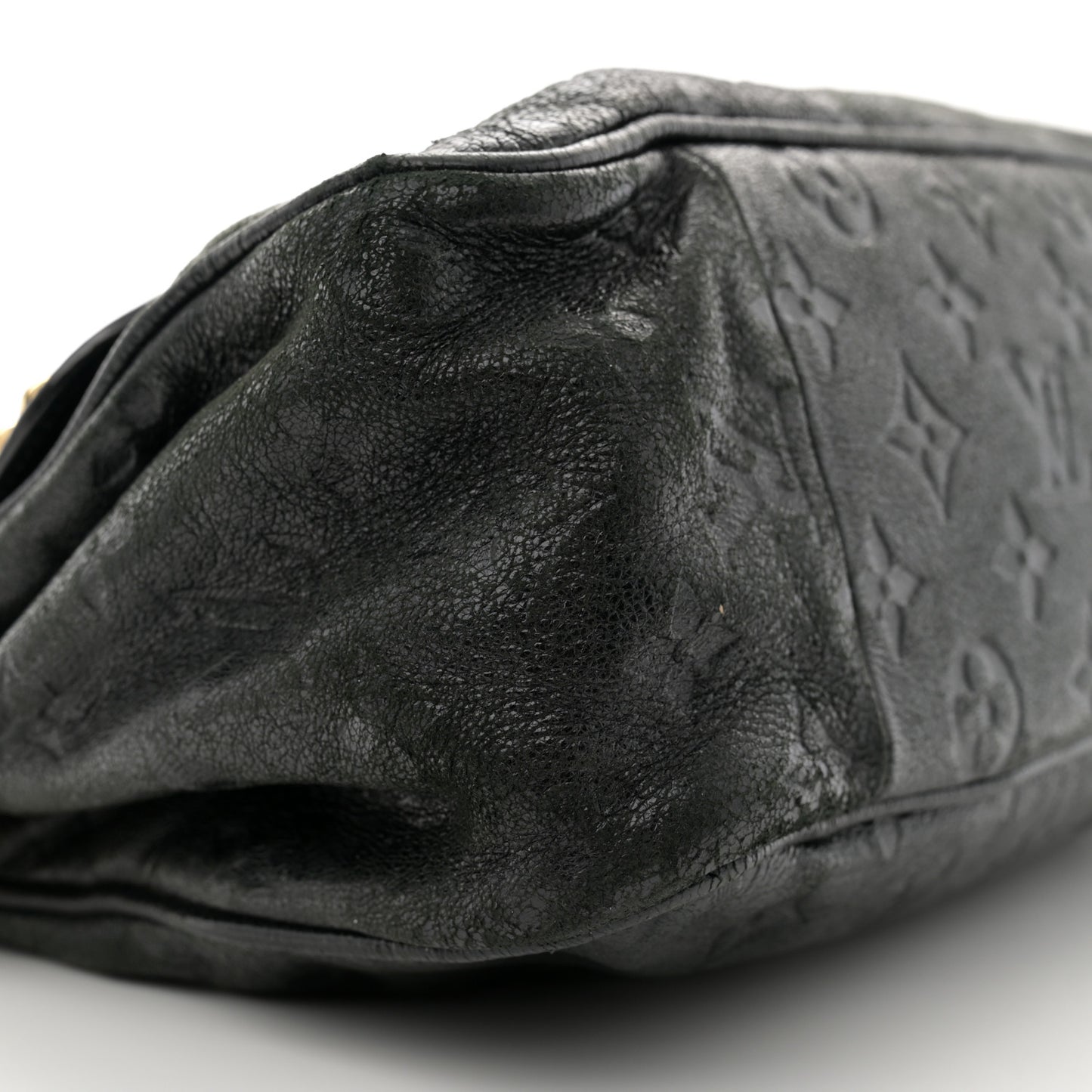 Deerskin Embossed Monogram My Deer Rebelle Black