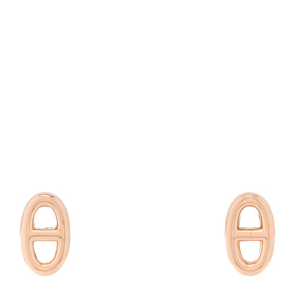 Hermes 18K Rose Gold TPM Farandole Stud Earrings 1 of 5