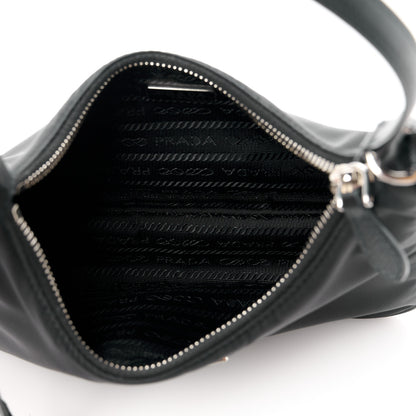 Prada Tessuto Nylon Saffiano Mini Re-Edition 2005 Bag Black 5 of 11