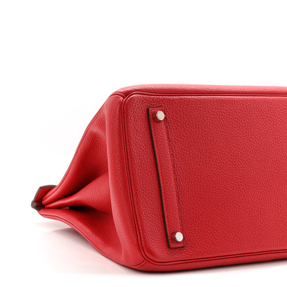 Hermes Togo Birkin 35 Rouge Casaque 17 of 19