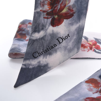 Christian Dior Silk Floral Mitzah Scarf Multicolor 4 of 4