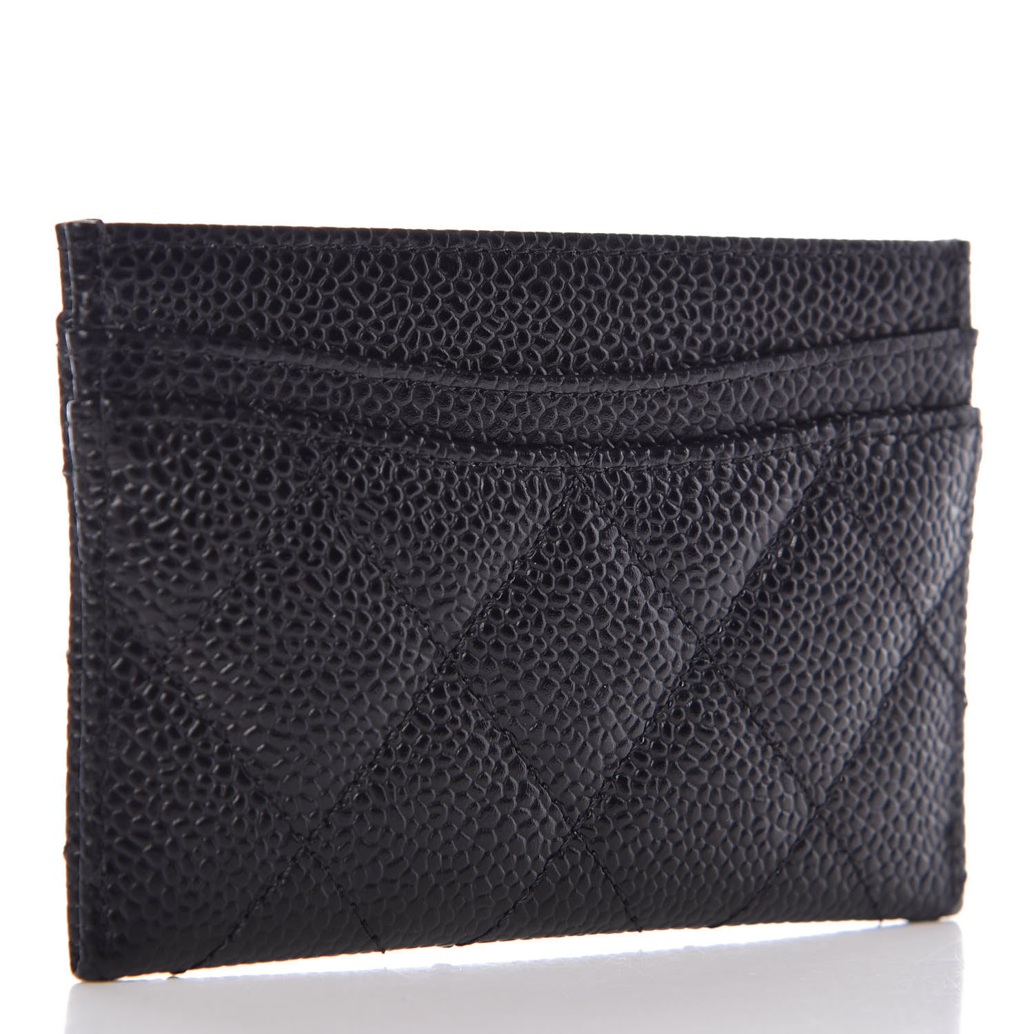 Chanel Caviar Quilted Card Holder Black 3 of 9