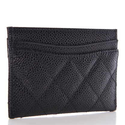 Chanel Caviar Quilted Card Holder Black 3 of 9