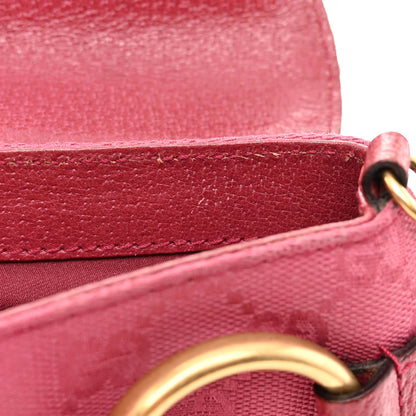 Gucci Monogram Horsebit Clutch Pink 11 of 12