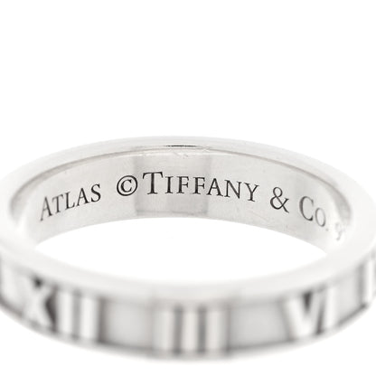 Tiffany Sterling Silver Narrow Atlas Ring 48 4.5 4 of 4