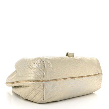 Fendi Nappa Nuvolata Bimetal Spy Oro Argento 4 of 10