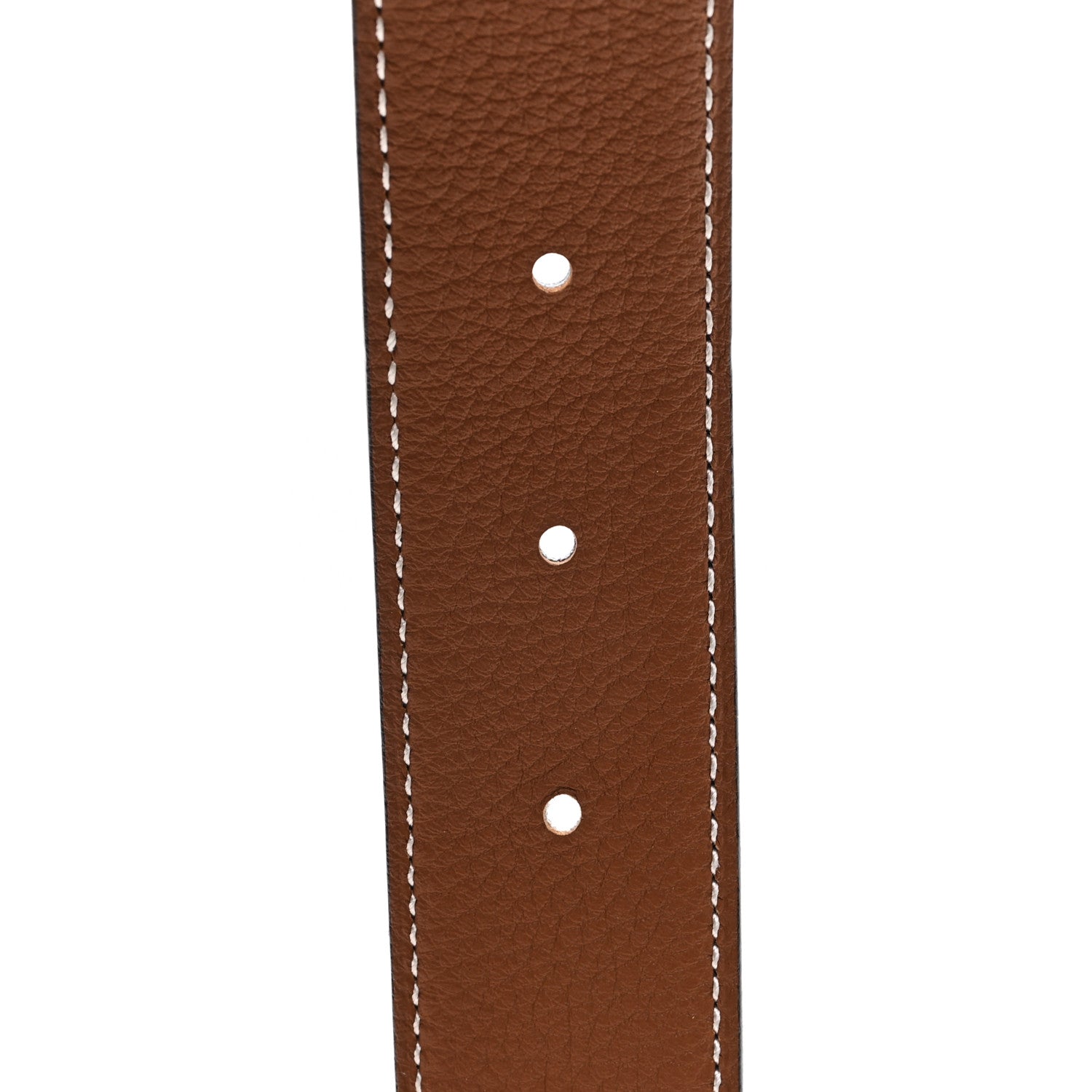 Hermes Box Togo H Belt 85 34 Black Gold 4 of 5