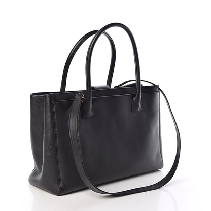 Chanel Calfskin Cerf Executive Shopper Tote Black 4 of 11