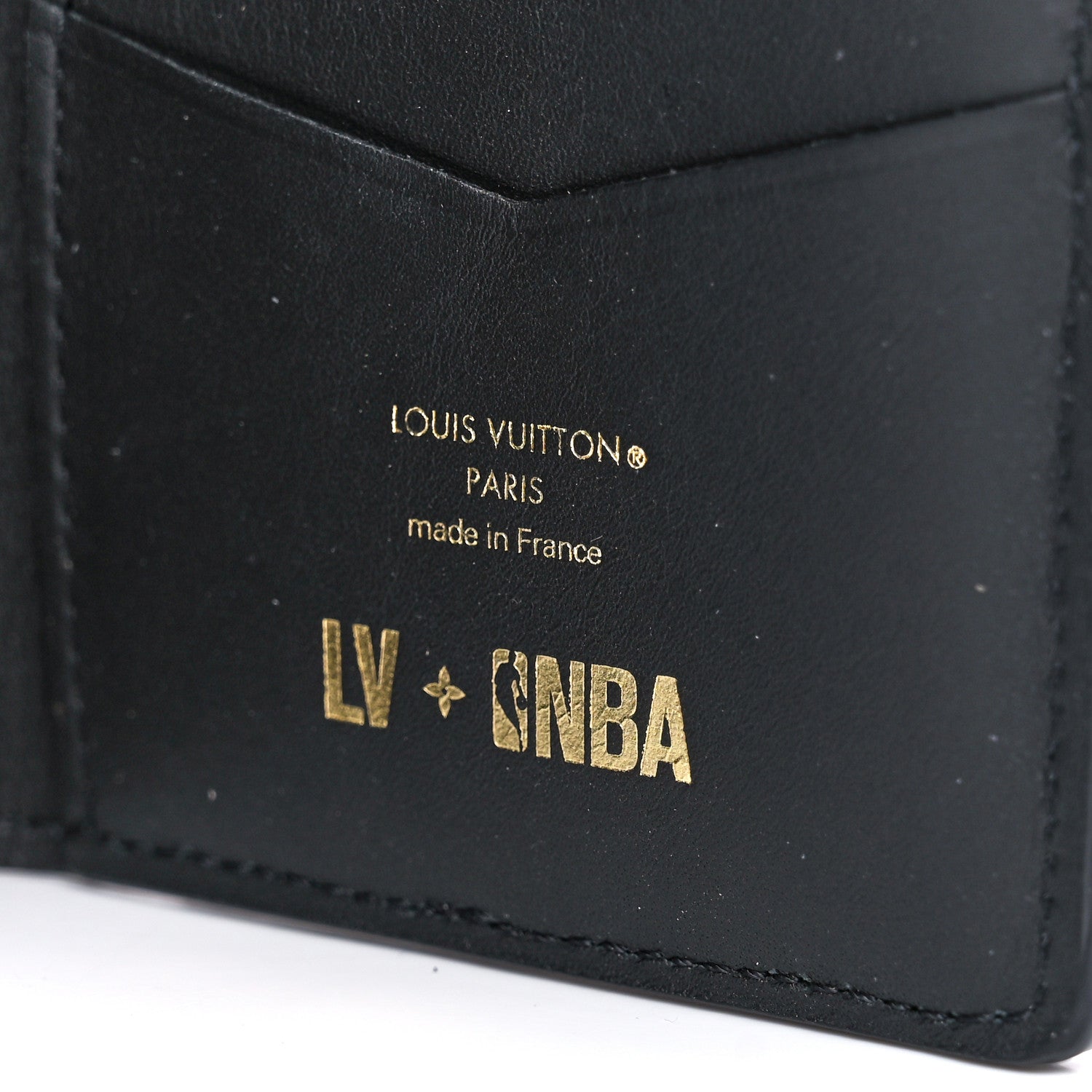 Louis Vuitton X NBA Grained Calfskin Monogram Pocket Organizer Black 8 of 13